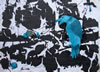 Black, White and Turquoise